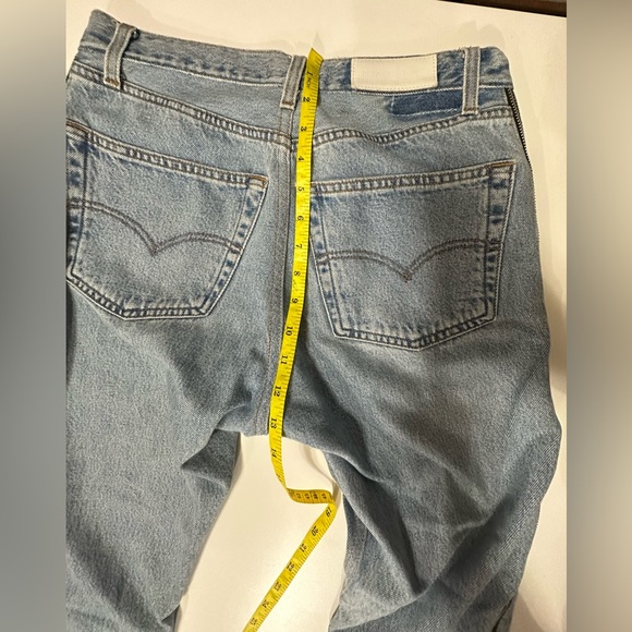 RE/DONE x Levi’s Jeans Size 28 High Rise Ankle Side Zip - Picture 7 of 8